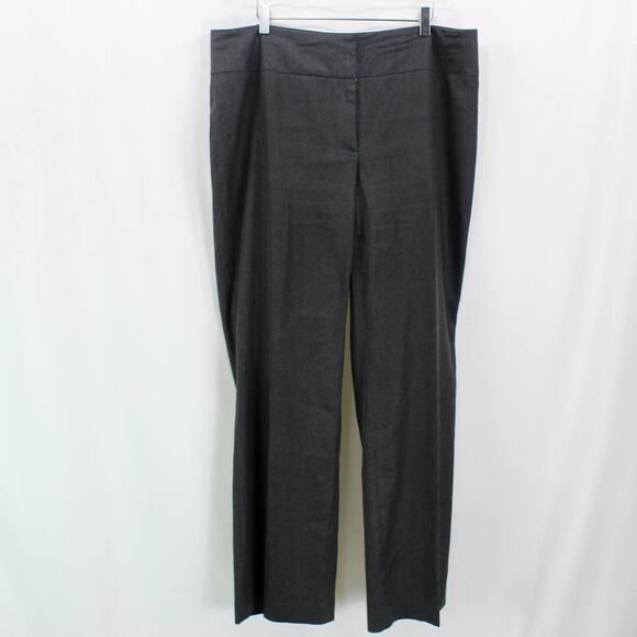 MAGASCHONI COLLECTION Gray Straight Leg Dress Pant Trouser - Picture 1 of 8